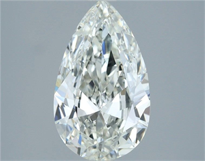 Picture of Natural Diamond 2.00 Carats, Pear with  Cut, H Color, VVS1 Clarity and Certified by IGI