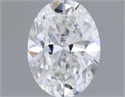 Diamante Natural 0.49 quilates, Ovalado , Color F, claridad VVS2 y certificado GIA