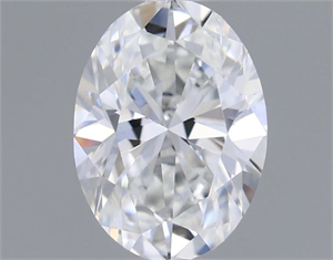 Picture of Natural Diamond 0.49 Carats, Oval with  Cut, F Color, VVS2 Clarity and Certified by GIA