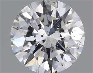 Picture of Natural Diamond 1.00 Carats, Round with Excellent Cut, H Color, SI2 Clarity and Certified by GIA
