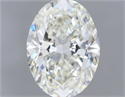 Natural Diamond 1.51 Carats, Oval with  Cut, J Color, VS1 Clarity and Certified by GIA