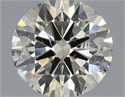 Natural Diamond 1.50 Carats, Round with Excellent Cut, L Color, SI2 Clarity and Certified by IGI