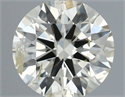 Diamante Natural 0.51 quilates, Redondo , Color K, claridad SI2 y certificado IGI