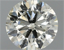 Diamante Natural 0.71 quilates, Redondo , Color K, claridad SI2 y certificado IGI