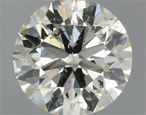 Foto Diamante Natural 0.71 quilates, Redondo , Color K, claridad SI2 y certificado IGI de