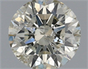 Diamante Natural 0.75 quilates, Redondo , Color K, claridad I1 y certificado IGI