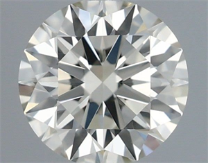 Picture of Natural Diamond 0.40 Carats, Round with Excellent Cut, K Color, VS1 Clarity and Certified by IGI