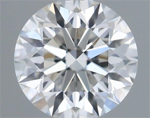 Picture of Natural Diamond 0.40 Carats, Round with Excellent Cut, E Color, VVS1 Clarity and Certified by IGI