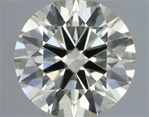 Picture of Natural Diamond 0.41 Carats, Round with Excellent Cut, N Color, VS2 Clarity and Certified by IGI