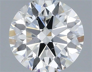 Picture of Natural Diamond 0.51 Carats, Round with Excellent Cut, E Color, SI1 Clarity and Certified by IGI