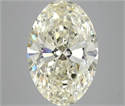 Natural Diamond 5.01 Carats, Oval with  Cut, L Color, VS2 Clarity and Certified by IGI