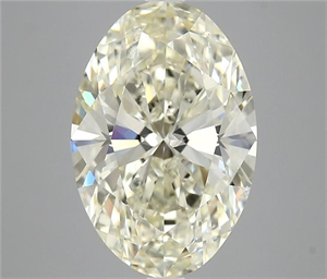 Picture of Natural Diamond 5.01 Carats, Oval with  Cut, L Color, VS2 Clarity and Certified by IGI