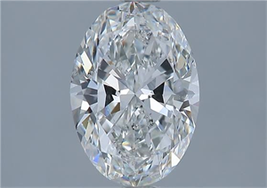 Picture of Natural Diamond 1.51 Carats, Oval with  Cut, G Color, SI2 Clarity and Certified by GIA