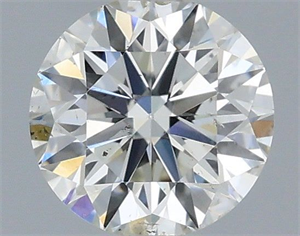 Foto Diamante Natural 0.41 quilates, Redondo , Color H, claridad SI2 y certificado IGI de