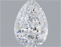 Diamante Natural 0.50 quilates, De pera , Color D, claridad IF y certificado GIA