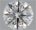Natural Diamond 2.20 Carats, Round with Excellent Cut, K Color, VS2 Clarity and Certified by GIA