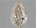 Natural Diamond 2.29 Carats, Pear with  Cut, N Color, IF Clarity and Certified by GIA