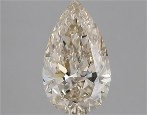 Picture of Natural Diamond 2.29 Carats, Pear with  Cut, N Color, IF Clarity and Certified by GIA