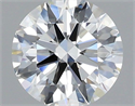 Diamante Natural 0.57 quilates, Redondo , Color H, claridad IF y certificado IGI