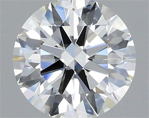 Foto Diamante Natural 0.57 quilates, Redondo , Color H, claridad IF y certificado IGI de