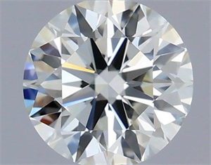 Picture of Natural Diamond 0.56 Carats, Round with Excellent Cut, I Color, VVS1 Clarity and Certified by IGI