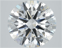 Lab Grown Diamond 1.16 Carats, Round with Ideal Cut, D Color, VS1 Clarity and Certified by IGI