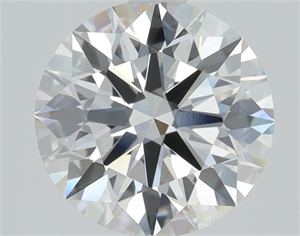 Picture of Lab Grown Diamond 1.08 Carats, Round with Ideal Cut, E Color, VVS2 Clarity and Certified by IGI