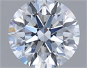Lab Grown Diamond 1.32 Carats, Round with Ideal Cut, H Color, VVS2 Clarity and Certified by IGI
