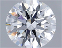 Lab Grown Diamond 1.02 Carats, Round with Ideal Cut, D Color, VVS1 Clarity and Certified by IGI