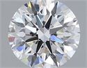 Lab Grown Diamond 1.02 Carats, Round with Ideal Cut, D Color, VVS1 Clarity and Certified by IGI