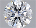 Lab Grown Diamond 1.55 Carats, Round with Ideal Cut, D Color, VS1 Clarity and Certified by IGI