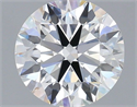 Del inventario de diamantes de laboratorio, 1.30 quilates, Redondo , Color F, claridad VS1 y certificado IGI