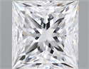 Natural Diamond 1.50 Carats, Princess with  Cut, D Color, SI2 Clarity and Certified by GIA