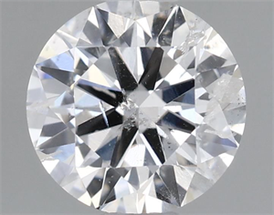 Picture of Natural Diamond 0.70 Carats, Round with Very Good Cut, G Color, I1 Clarity and Certified by GIA