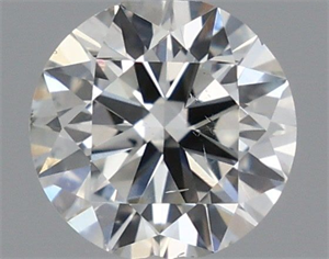 Picture of Natural Diamond 0.40 Carats, Round with Excellent Cut, I Color, SI1 Clarity and Certified by IGI