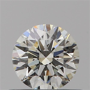 Picture of Natural Diamond 0.43 Carats, Round with Very Good Cut, J Color, VS2 Clarity and Certified by GIA