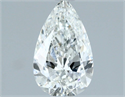 Natural Diamond 0.80 Carats, Pear with  Cut, G Color, SI1 Clarity and Certified by IGI