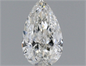 Diamante Natural 0.40 quilates, De pera , Color G, claridad IF y certificado GIA