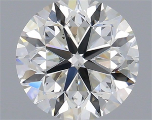Picture of Natural Diamond 0.70 Carats, Round with Very Good Cut, H Color, SI1 Clarity and Certified by IGI