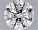 Natural Diamond 1.91 Carats, Round with Excellent Cut, G Color, VS2 Clarity and Certified by IGI