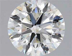 Picture of Natural Diamond 1.91 Carats, Round with Excellent Cut, G Color, VS2 Clarity and Certified by IGI