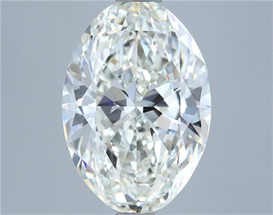 Foto Diamante Natural 4.01 quilates, Ovalado , Color H, claridad VS1 y certificado IGI de