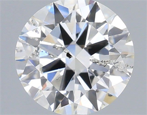 Foto Diamante Natural 0.49 quilates, Redondo , Color I, claridad I1 y certificado GIA de