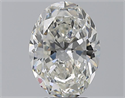 Diamante Natural 3.01 quilates, Ovalado , Color H, claridad VS2 y certificado GIA