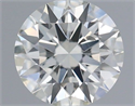 Natural Diamond 0.41 Carats, Round with Excellent Cut, H Color, SI1 Clarity and Certified by IGI