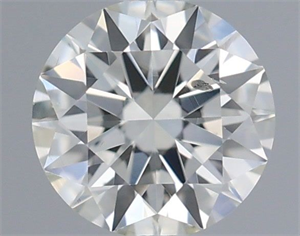 Picture of Natural Diamond 0.41 Carats, Round with Excellent Cut, H Color, SI1 Clarity and Certified by IGI