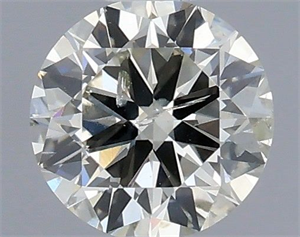 Picture of Natural Diamond 0.40 Carats, Round with Very Good Cut, J Color, I1 Clarity and Certified by IGI