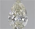 Natural Diamond 0.51 Carats, Pear with  Cut, I Color, VVS2 Clarity and Certified by IGI
