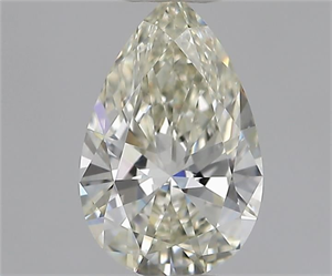 Picture of Natural Diamond 0.51 Carats, Pear with  Cut, I Color, VVS2 Clarity and Certified by IGI
