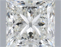 Natural Diamond 0.97 Carats, Princess with  Cut, H Color, VVS2 Clarity and Certified by IGI